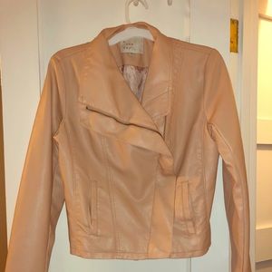 Faux leather jacket